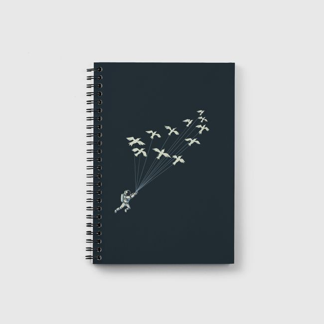 Astronaut Prince Flying - Notebook