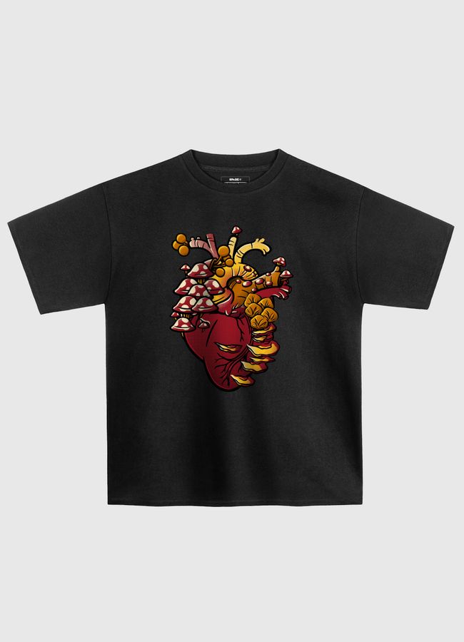 Cordyceps Fungi Heart - Oversized T-Shirt