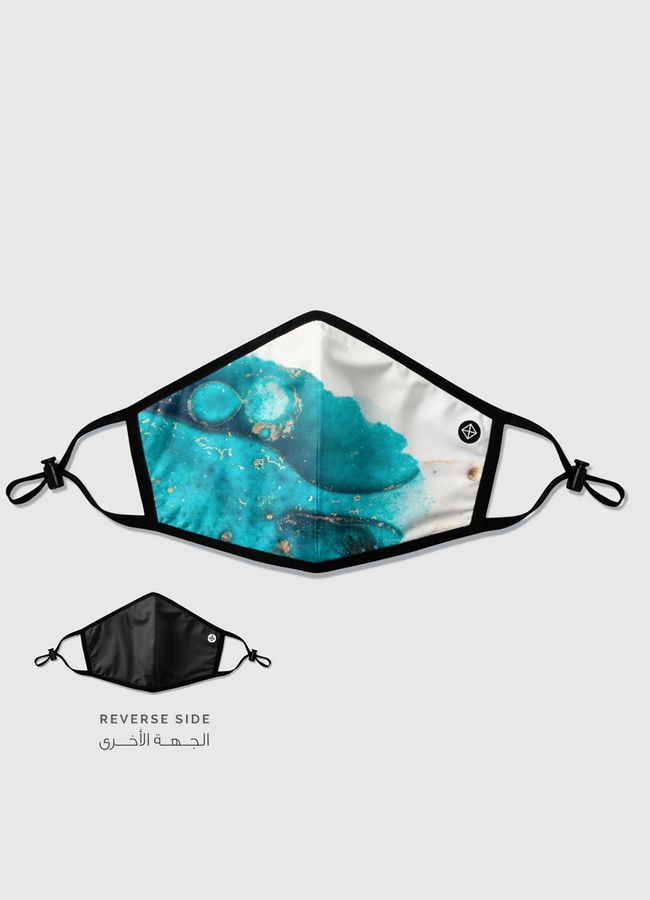 Ocean View - Reversible Mask