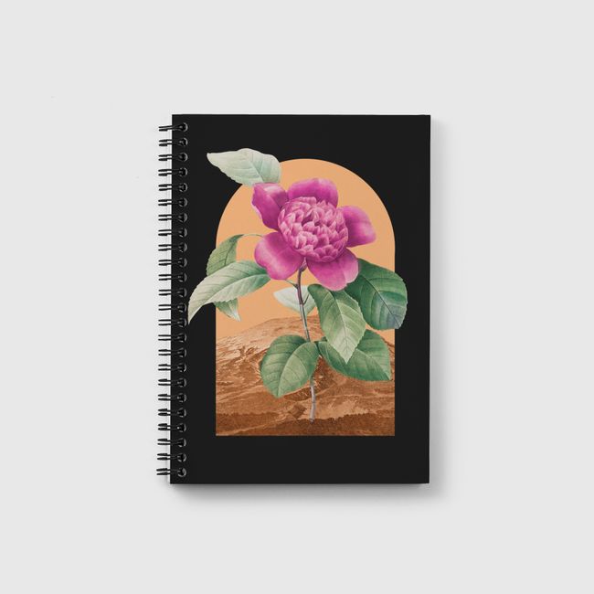 Floral Landscape Camellia - Notebook