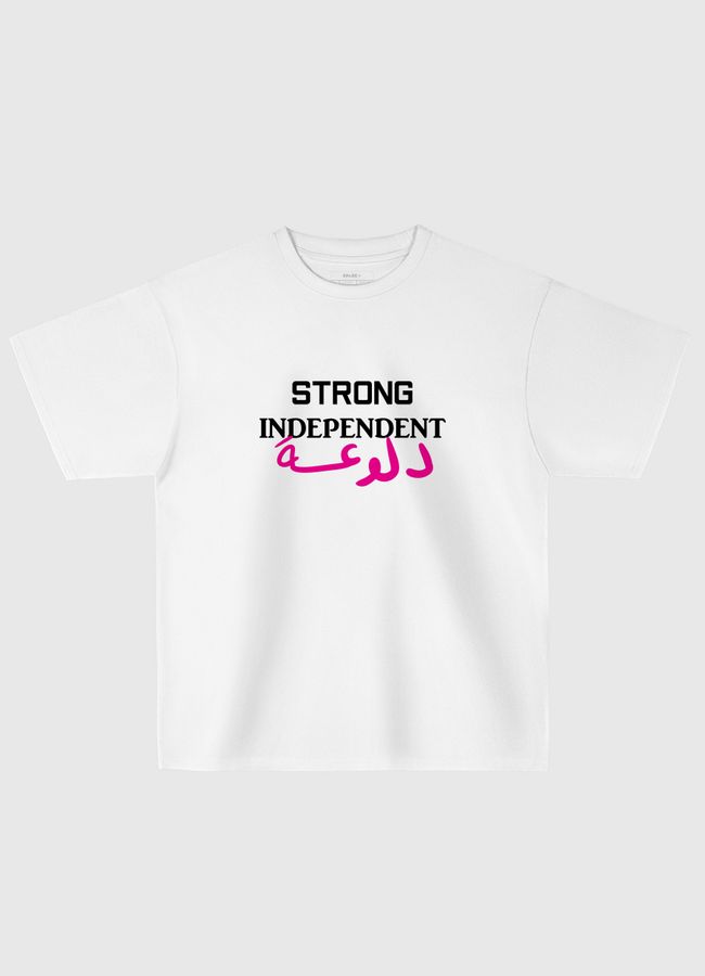 Strong Independent دلوعة  - Oversized T-Shirt