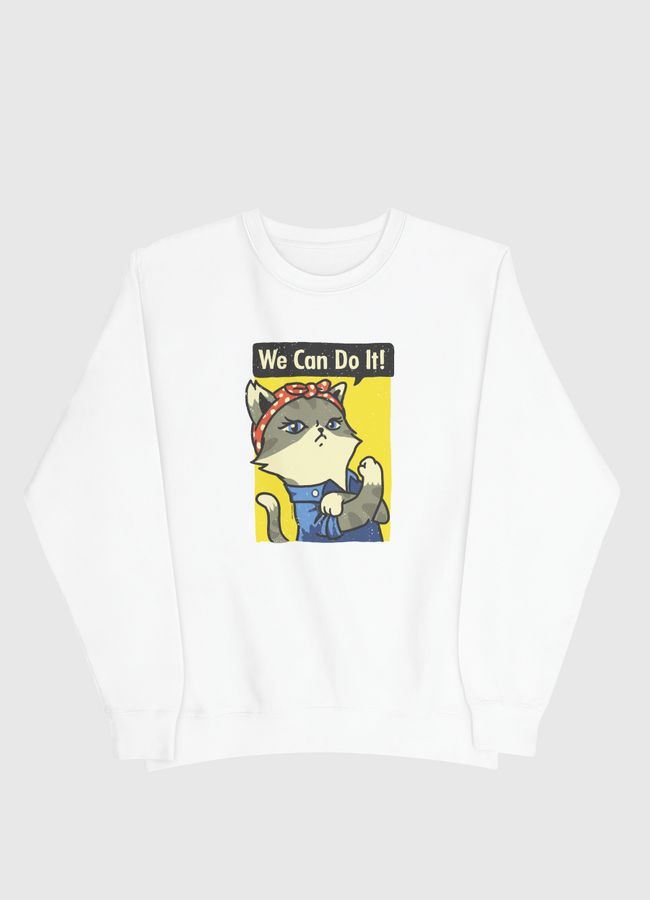 Purrsist! We Can Do It! - Men Sweatshirt