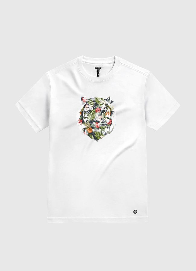 Tropical tiger - White Gold T-Shirt