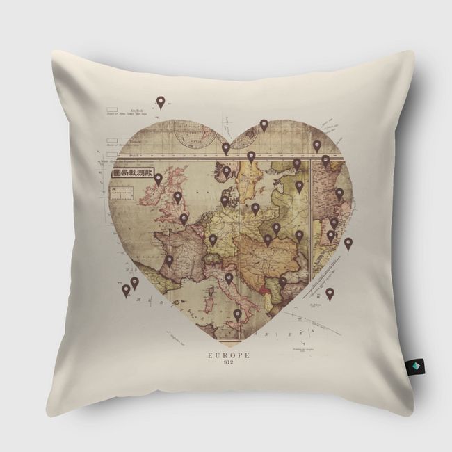 Love to Travel - Throw Pillow