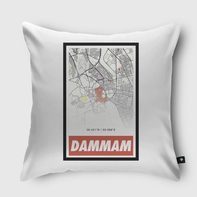 Dammam الدمام - Throw Pillow