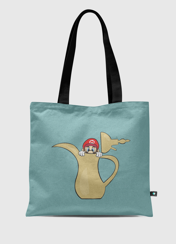 SuperMario & Arabic coffee Tote Bag