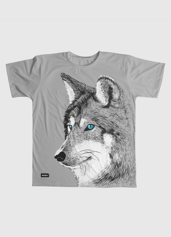 Sketch Wolf Men Graphic T-Shirt