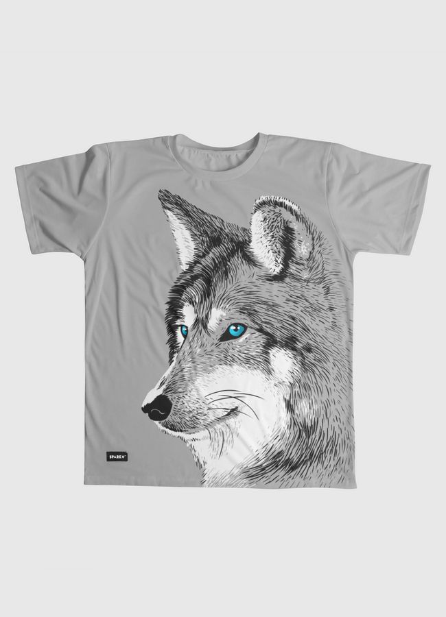 Sketch Wolf - Men Graphic T-Shirt
