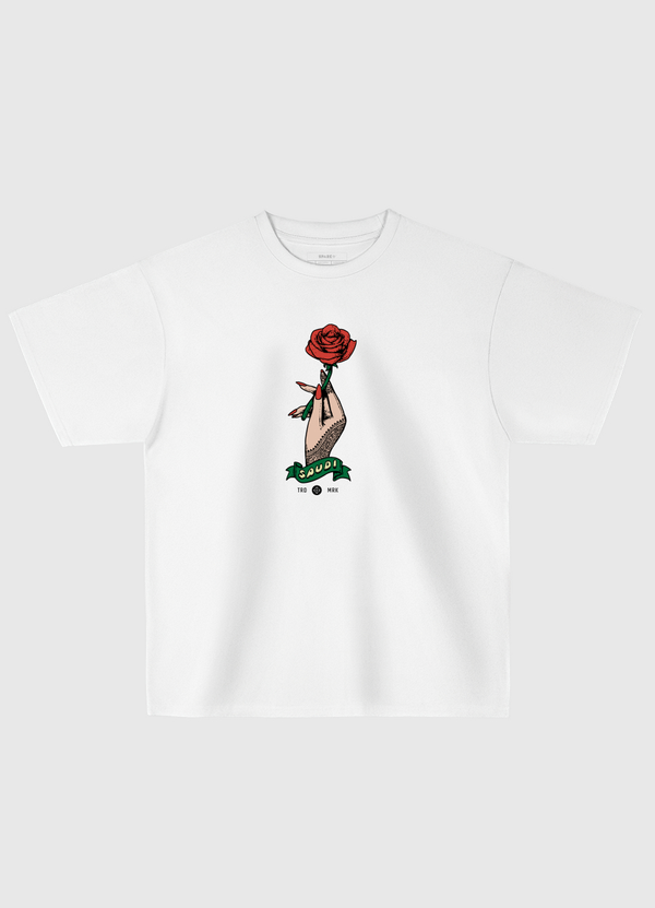 Henna and Roses Oversized T-Shirt