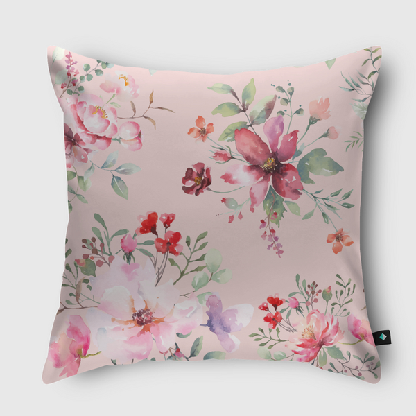 Floral Background Gifts Throw Pillow