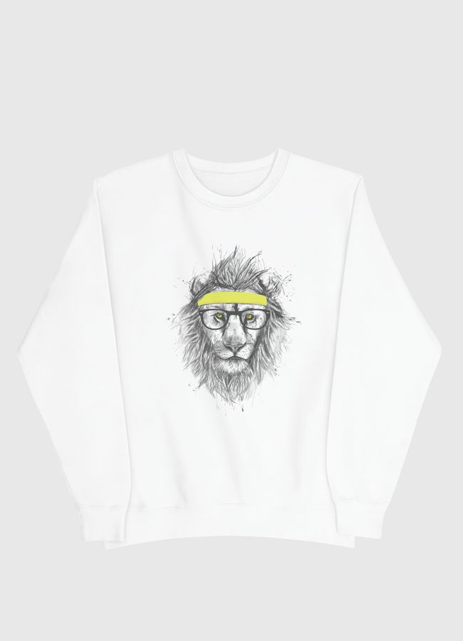 Hipster lion - Men Sweatshirt