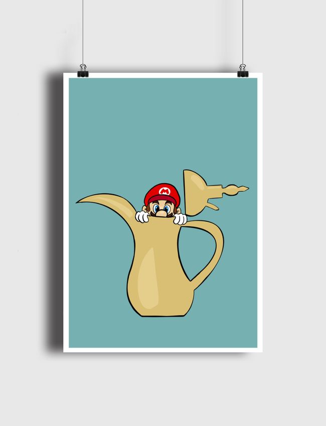 SuperMario & Arabic coffee - Poster