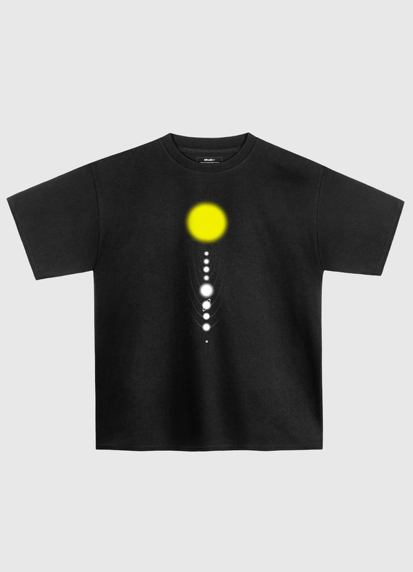 Minimalist Solar System Oversized T-Shirt