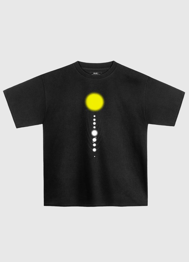 Minimalist Solar System - Oversized T-Shirt