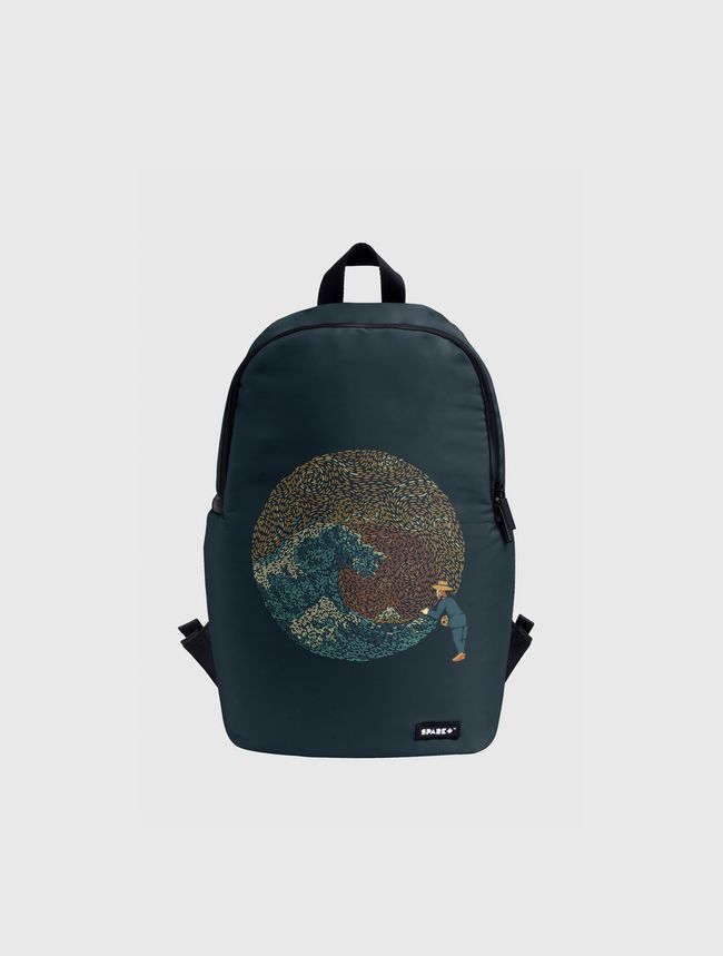 Kanagawa Wave Starry Night - Spark Backpack