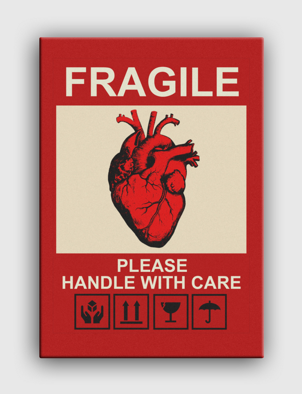 Fragile heart  Canvas