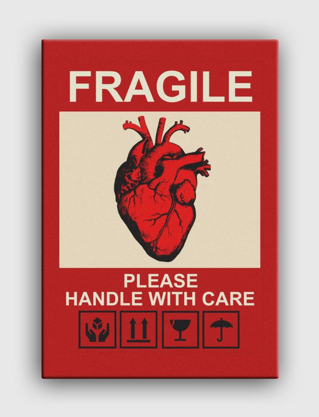 Fragile heart  - Canvas