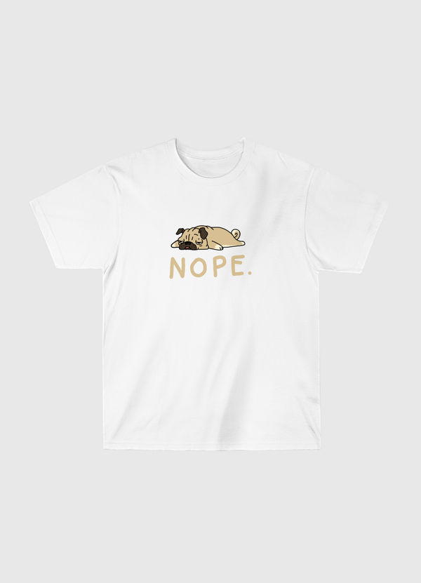 Nope Pug Classic T-Shirt