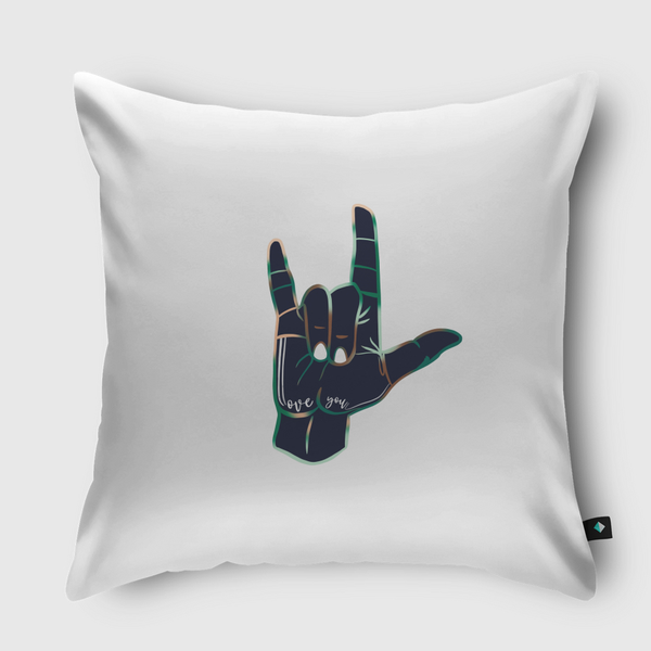 i love u Throw Pillow