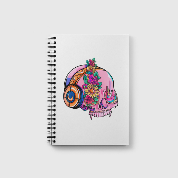 Spring skull Notebook