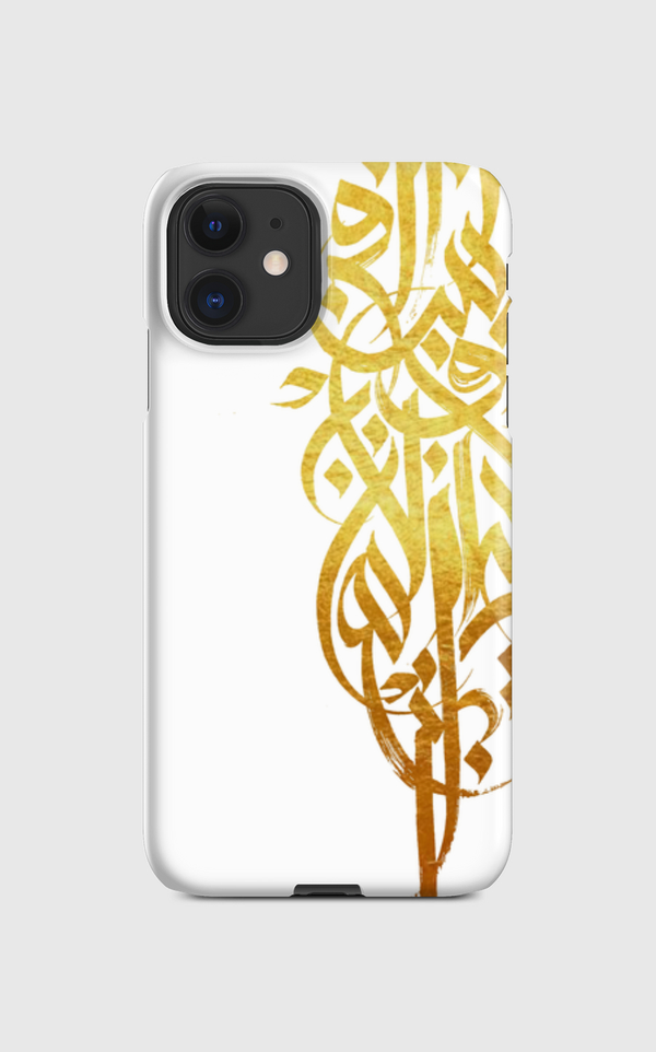 Gold Calligraphy Withe Regular Case