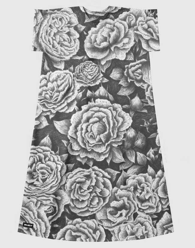 Blooming garden - Short Sleeve Dress