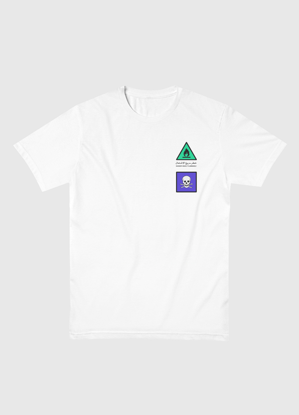 خطـر سريع الإشتعال Men Basic T-Shirt