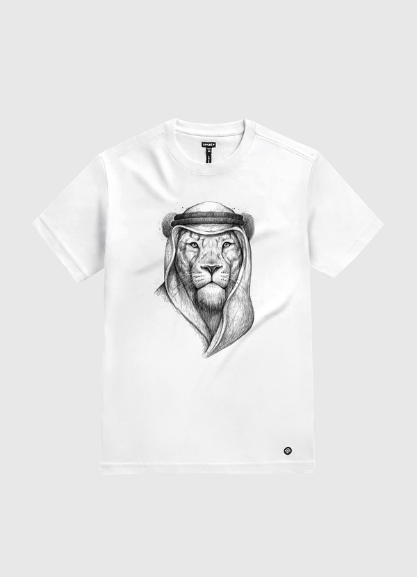 Saudi lion White Gold T-Shirt