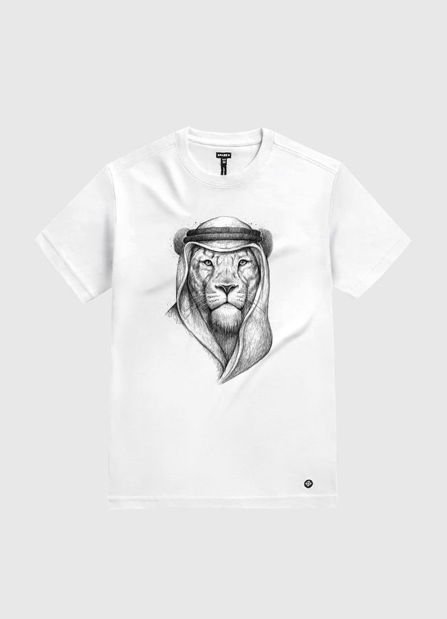 Saudi lion - White Gold T-Shirt