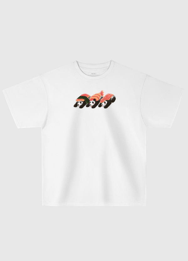 Panda Sushi Oversized T-Shirt