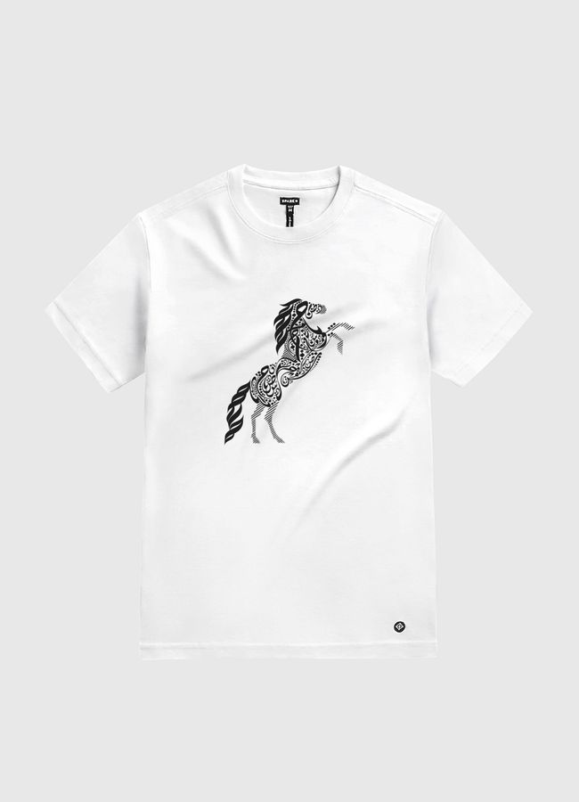 Diwani horse - White Gold T-Shirt