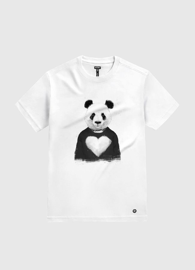 Lovely panda - White Gold T-Shirt