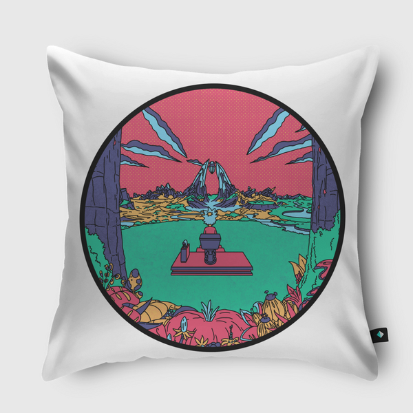 The Old Man and the Seat Throw Pillow