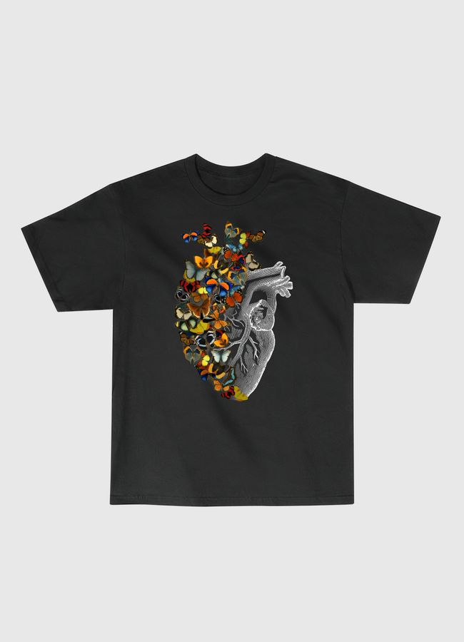 Butterfly Vintage Heart - Classic T-Shirt