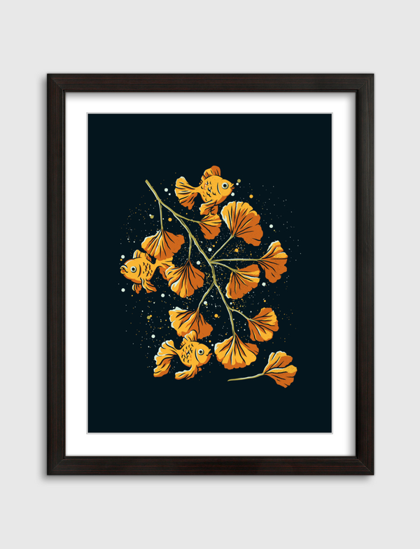 Ginkgo Golden Fish Artframe