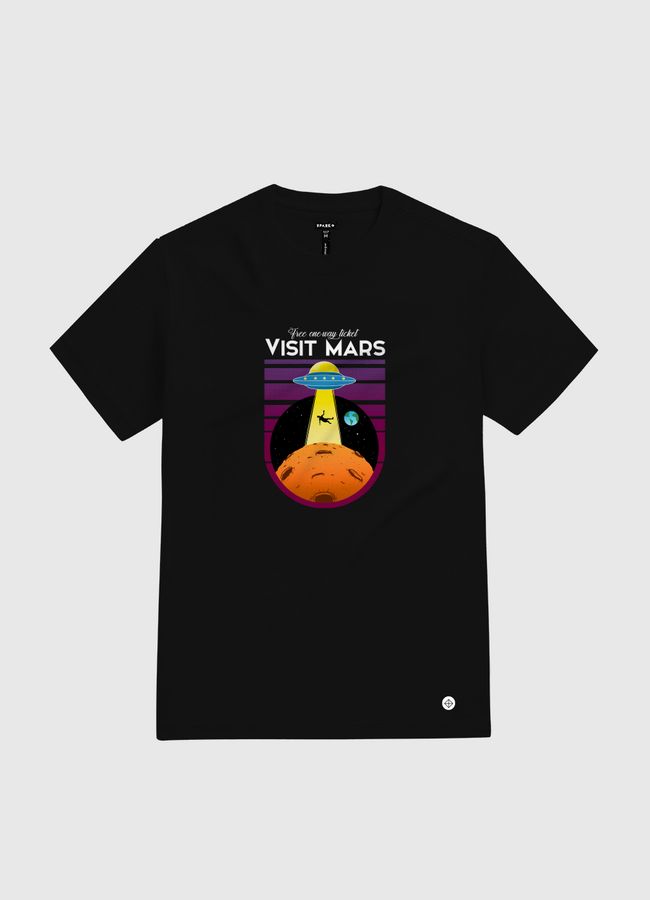 visit mars - White Gold T-Shirt