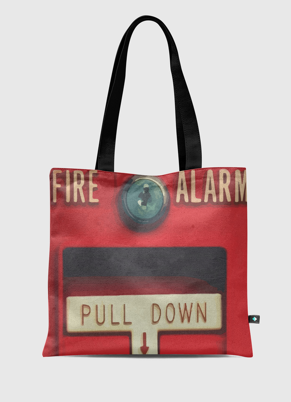 fire alarm Tote Bag