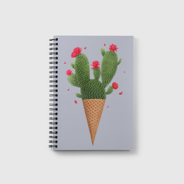 Ice cream with cactus Notebook