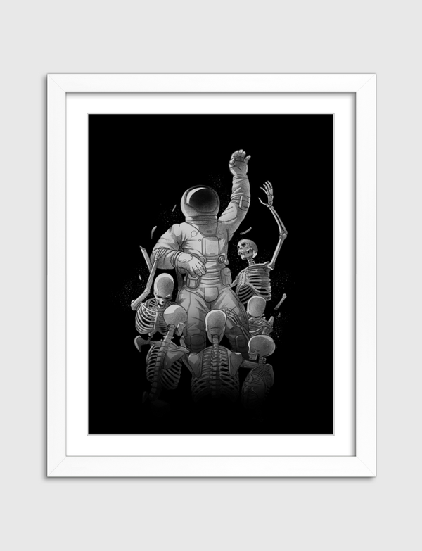 Astronaut Skeleton Scaping Artframe