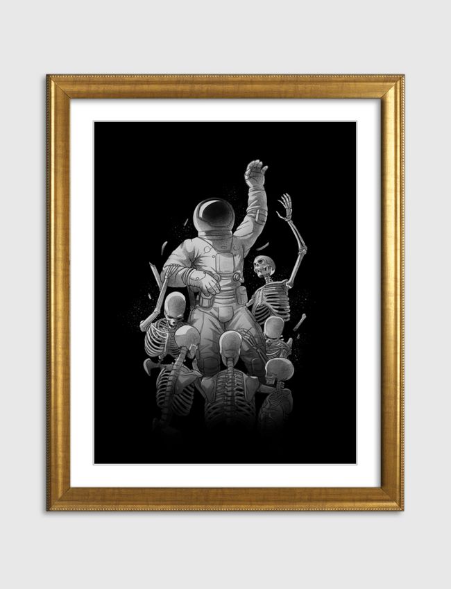 Astronaut Skeleton Scaping - Artframe