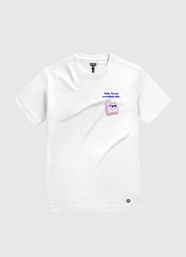 Overthink it White Gold T-Shirt