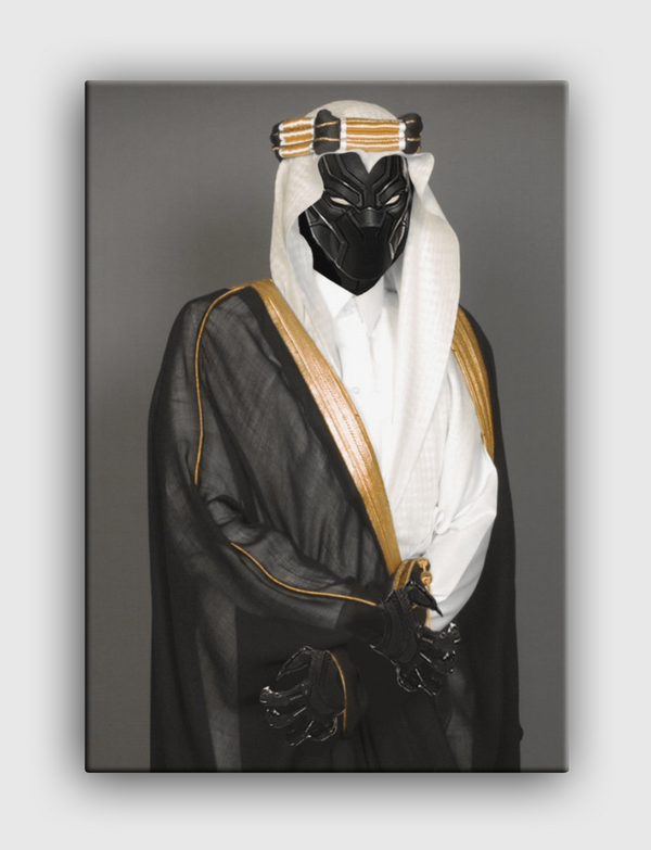 Saudi Black Panther  Canvas