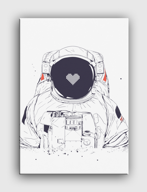 Astronaut love Canvas