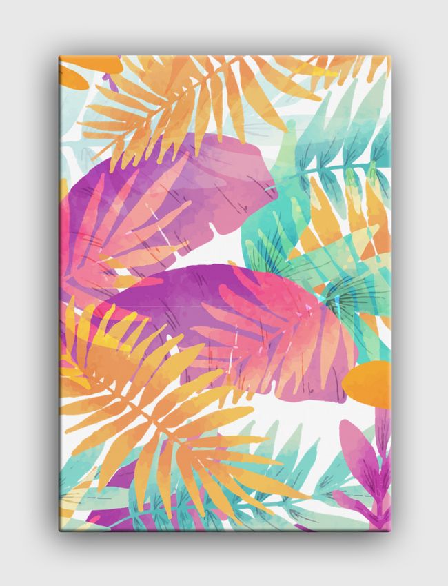 Tropical summer pattern - Canvas