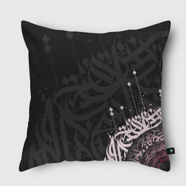 SPACE BLACK Throw Pillow