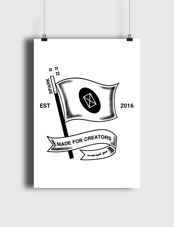 Made for Creators - Flag Poster