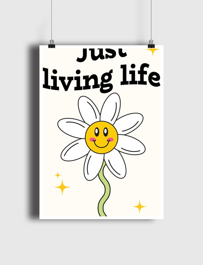 just living life - Poster