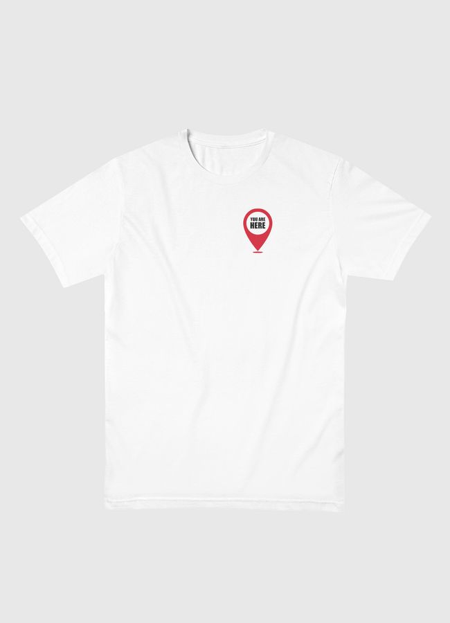 you are here انت في قلبي - Men Basic T-Shirt
