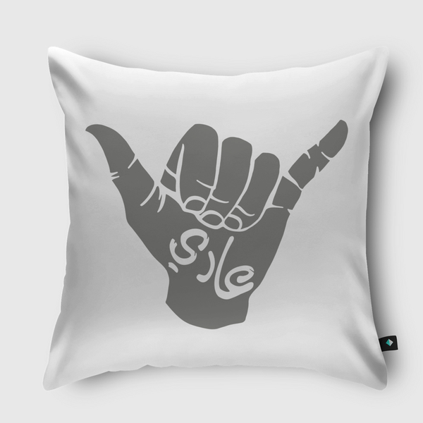 Sarcastic Hand Gesture Throw Pillow