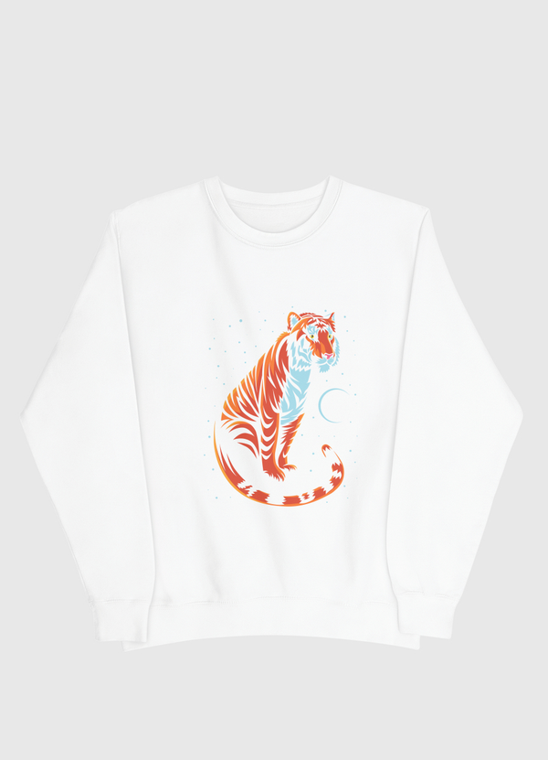 Tribal Tiger night Men Sweatshirt